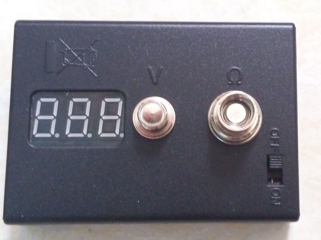 オームのメートルSMTの予備品、Eのタバコ510の糸RDA RBA DIYの蒸発器のための抵抗のテスター
